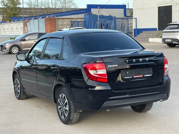2022 Lada (ВАЗ) Granta I Рестайлинг, чёрный, 692000 рублей - вид 5