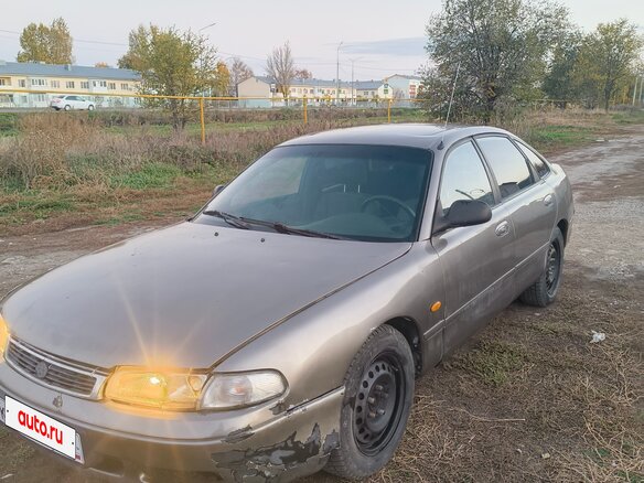 1992 Mazda 626 IV (GE), серебристый, 37000 рублей - вид 1