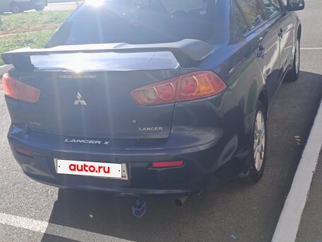 2007 Mitsubishi Lancer X, синий, 500000 рублей, вид 2