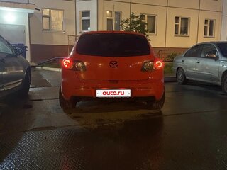2008 Mazda 3 I (BK) Рестайлинг, красный, 650000 рублей, вид 3