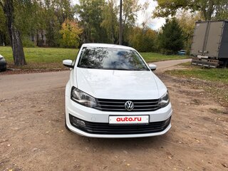 2016 Volkswagen Polo V Рестайлинг, белый, 1100000 рублей, вид 1