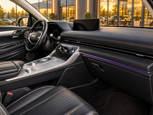 2021 Genesis GV80 I, чёрный, 4990000 рублей - вид 4