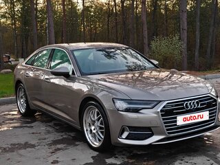 2019 Audi A6 40 TDI V (C8), серебристый, 3750000 рублей, вид 1
