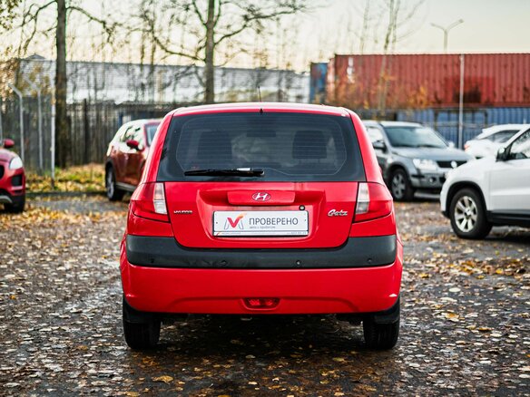 2010 Hyundai Getz I Рестайлинг, красный, 492000 рублей - вид 3