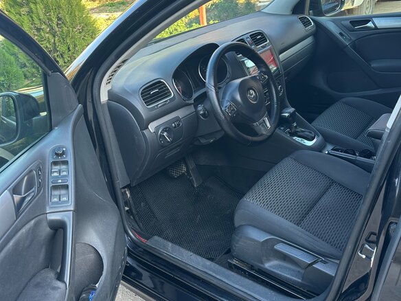 2009 Volkswagen Golf VI, чёрный, 650000 рублей - вид 6