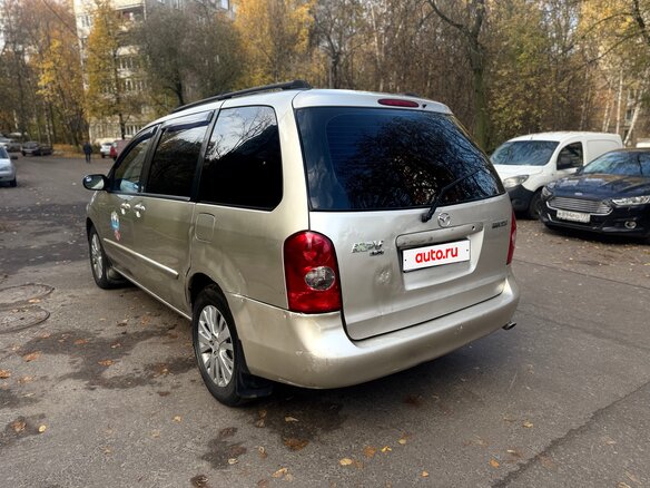 2002 Mazda MPV II (LW), золотистый, 355000 рублей - вид 5