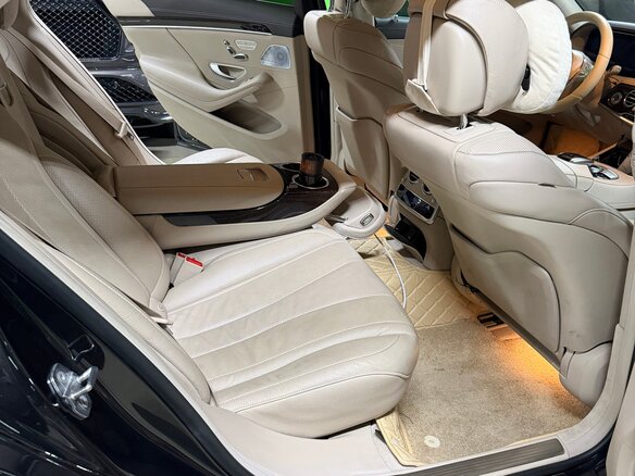 2018 Mercedes-Benz S-Класс 350 d Long VI (W222, C217) Рестайлинг, чёрный, 3900000 рублей - вид 24