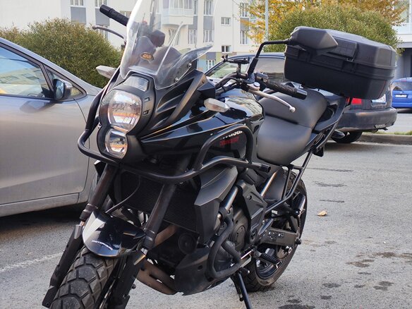2012 Kawasaki Versys 650, чёрный, 420000 рублей - вид 1