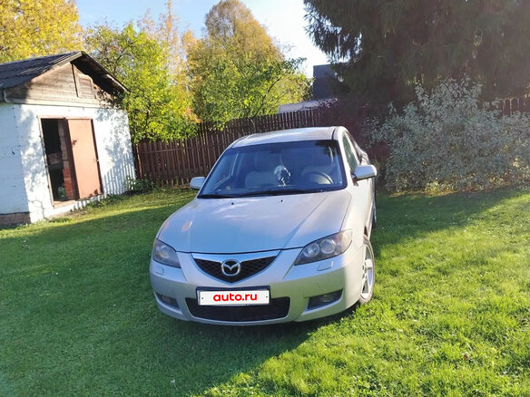 2007 Mazda 3 I (BK) Рестайлинг, серебристый, 560000 рублей - вид 1