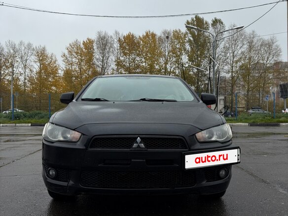 2008 Mitsubishi Lancer X, чёрный, 600000 рублей - вид 1