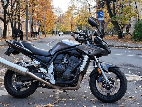 2004 Yamaha FZ1, серый, 360000 рублей, вид 2