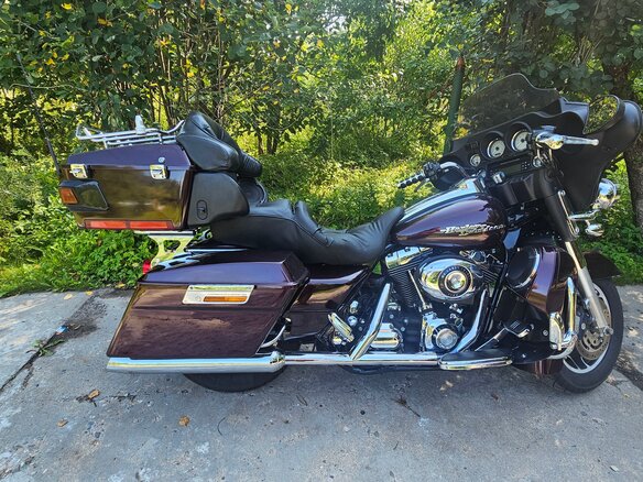 2007 Harley-Davidson Street Glide, пурпурный, 880000 рублей - вид 17