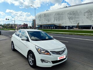 2016 Hyundai Solaris I Рестайлинг, белый, 890000 рублей, вид 1