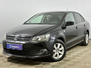 2013 Volkswagen Polo V, чёрный, 590000 рублей, вид 1