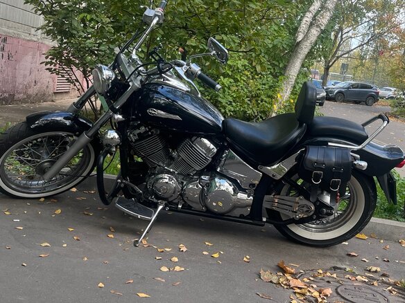1996 Yamaha XVS400 Drag Star, чёрный, 360000 рублей - вид 10