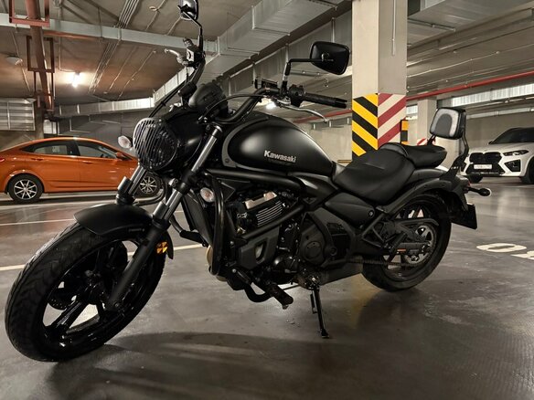 2019 Kawasaki EN650 Vulcan S, чёрный, 790000 рублей - вид 1