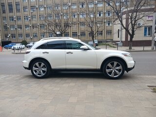 2007 Infiniti FX35 I (S50) Рестайлинг, белый, 1110000 рублей, вид 5