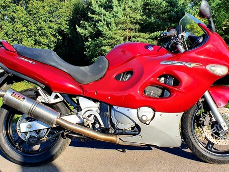 2006 Suzuki GSX 750F Katana, пурпурный, 419000 рублей, вид 4