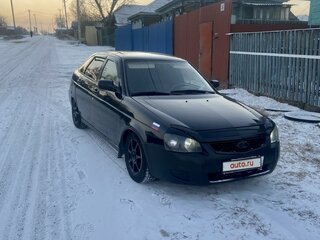 2008 Lada (ВАЗ) Priora I, чёрный, 395000 рублей, вид 5