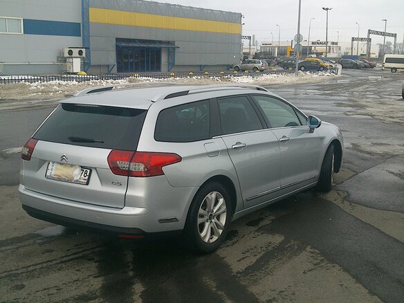 2012 Citroen C5 II, серебристый - вид 3