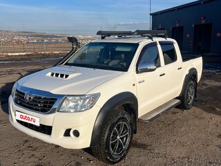 2013 Toyota Hilux VII Рестайлинг, белый, 1930000 рублей, вид 2