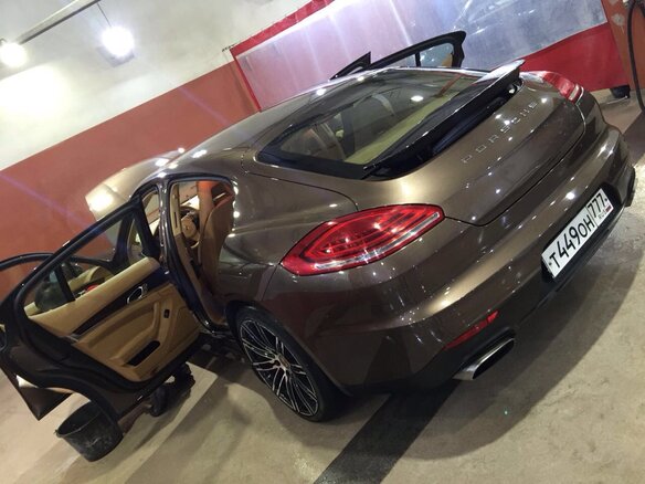 2013 Porsche Panamera Diesel I Рестайлинг, коричневый - вид 7
