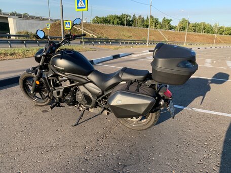 2018 Kawasaki EN650 Vulcan S, чёрный, 990000 рублей, вид 4