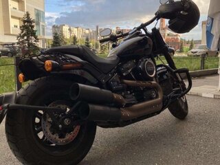 2019 Harley-Davidson Fat Bob, чёрный, 2350000 рублей, вид 3