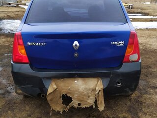 2006 Renault Logan I, синий, 130000 рублей, вид 4
