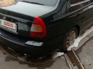 2007 Hyundai Accent ТагАЗ II, чёрный, 320000 рублей, вид 2