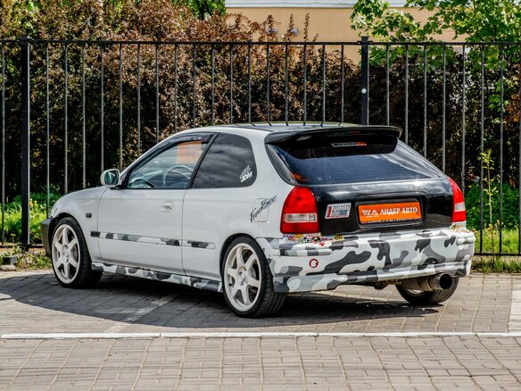 1998 Honda Civic VI, белый - вид 1