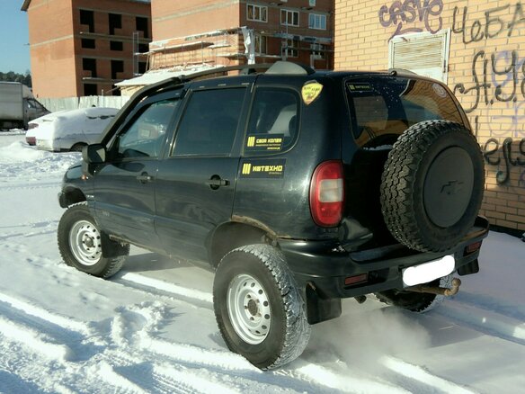 2007 Chevrolet Niva I, чёрный - вид 4