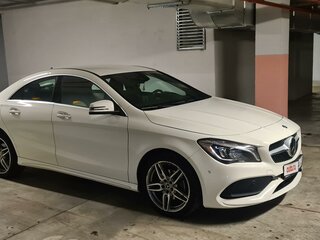 2017 Mercedes-Benz CLA 200 I (C117, X117) Рестайлинг, белый, 3300000 рублей, вид 3