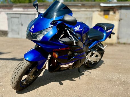 2003 Honda CBR 954RR Fireblade, синий, 500000 рублей, вид 5