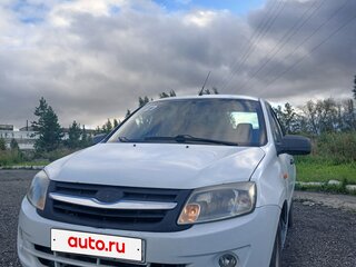 2014 Lada (ВАЗ) Granta I, белый, 210000 рублей, вид 1