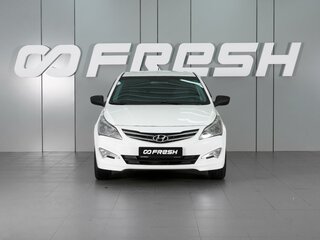 2014 Hyundai Solaris I Рестайлинг, белый, 779000 рублей, вид 3
