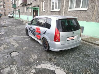 2002 Mazda Premacy I (CP), серый, 350000 рублей, вид 4