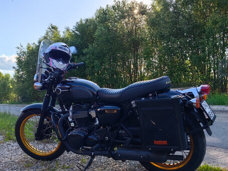 2011 Kawasaki W 800, чёрный, 700000 рублей, вид 4