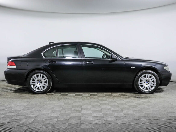 2004 BMW 7 серии 730d IV (E65/E66), чёрный - вид 3