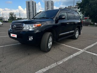 2012 Toyota Land Cruiser 200 Series Рестайлинг 1, чёрный, 3320000 рублей, вид 1