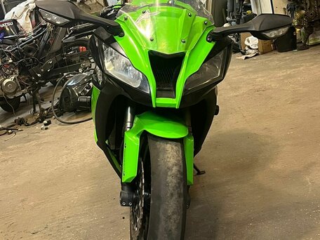 2013 Kawasaki ZX-10R Ninja, зелёный, 1250000 рублей, вид 2