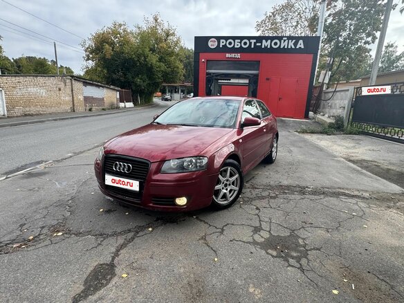 2007 Audi A3 II (8P) Рестайлинг 1, красный, 507000 рублей