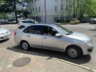 2012 Lada (ВАЗ) Granta I, серебристый, 395000 рублей, вид 4