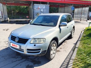 2003 Volkswagen Touareg I, серебристый, 390000 рублей, вид 1