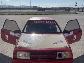 1993 Lada (ВАЗ) 2108, красный, 500000 рублей, вид 1