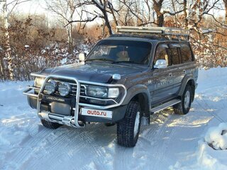 1996 Toyota Land Cruiser 80 Series Рестайлинг, серый, 3800000 рублей, вид 3