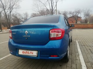 2014 Renault Logan II, синий, 719000 рублей, вид 3