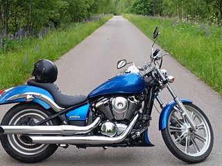 2007 Kawasaki VN900 Vulcan, синий, 520000 рублей, вид 3