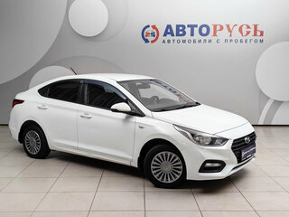 2018 Hyundai Solaris II, белый, 1057000 рублей, вид 1