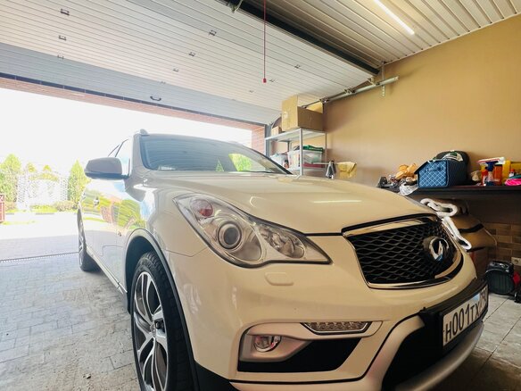 2016 Infiniti QX50 I Рестайлинг, белый, 2200000 рублей - вид 13